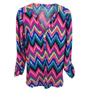 Lilly Pulitzer Hearts A Flutter, Janelle Top XS